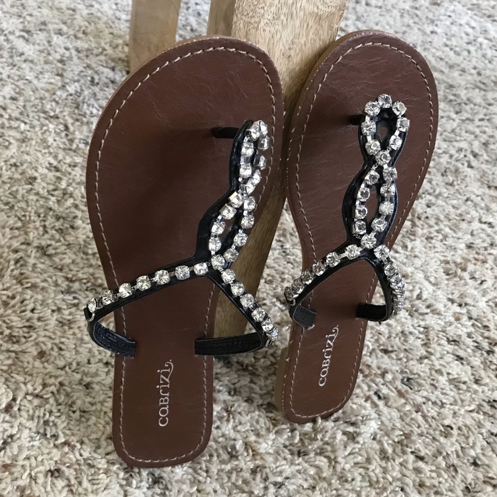 Cabrini Rhinestone Sandals - Picture 4 of 5